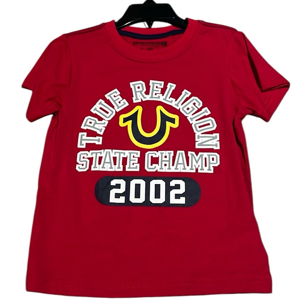 True Religion Boys Red Tee